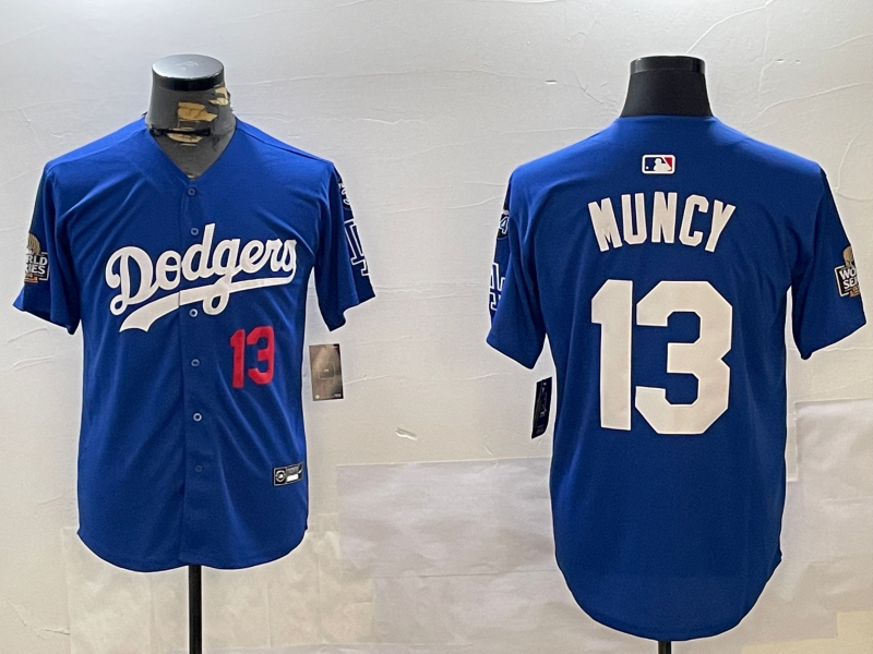 Men's Los Angeles Dodgers Max Muncy Royal Game Player Jersey baseball jersey product view 1