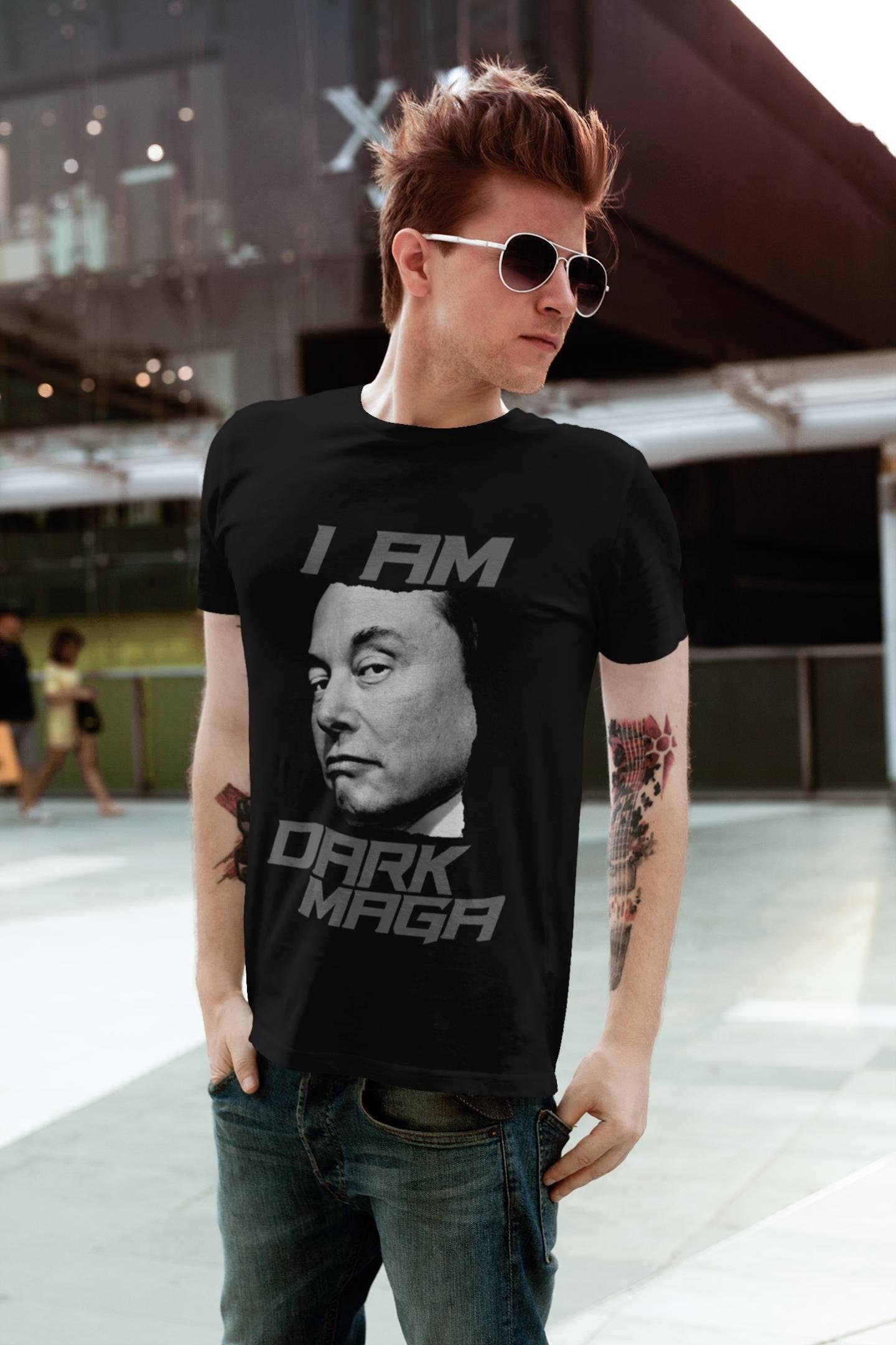 I Am Dark Maga Tee  Trump 2024 Rally Shirt For Butler, Pa Unisex T-shirt, Sweatshirt, Hoodie, Long Sleeve Tee - T-Shirt, Sweatshirt, Hoodie
