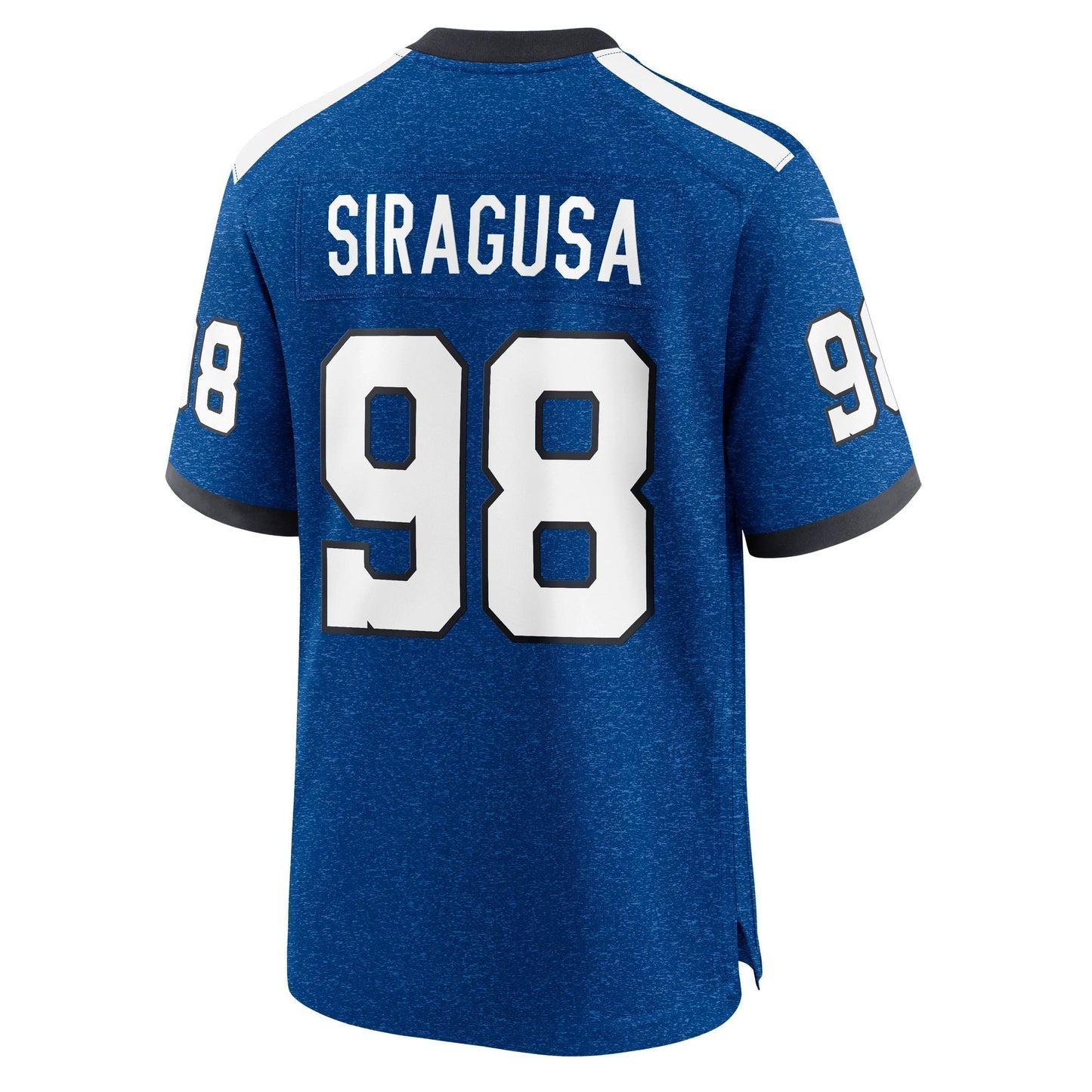 Tony Siragusa Indianapolis Colts Indiana Nights Alternate Game Jersey - Royal football jersey product view 3