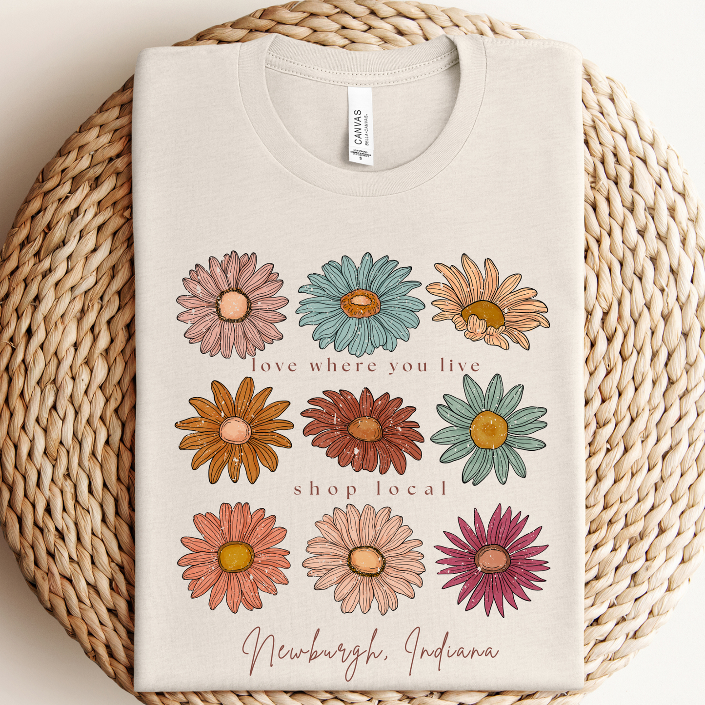 Flower Shop Local Custom Graphic Tee Unisex T-shirt, Sweatshirt, Hoodie, Long Sleeve Tee - T-Shirt, Sweatshirt, Hoodie