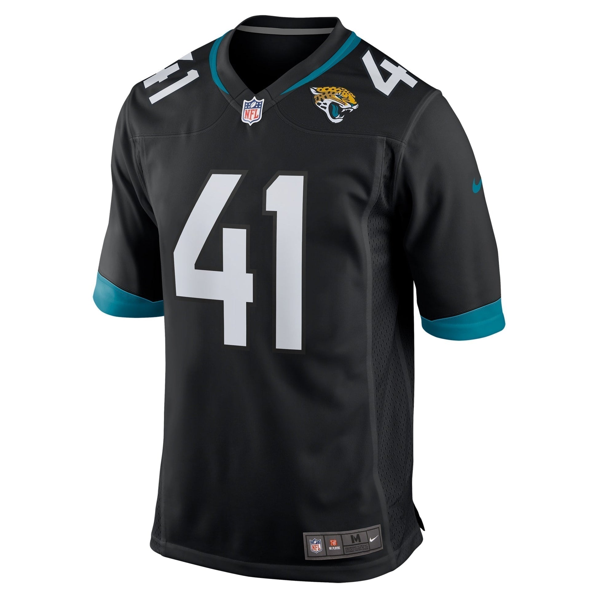 Josh Hines-Allen Jacksonville Jaguars Alternate Game Jersey - Black football jersey product view 2