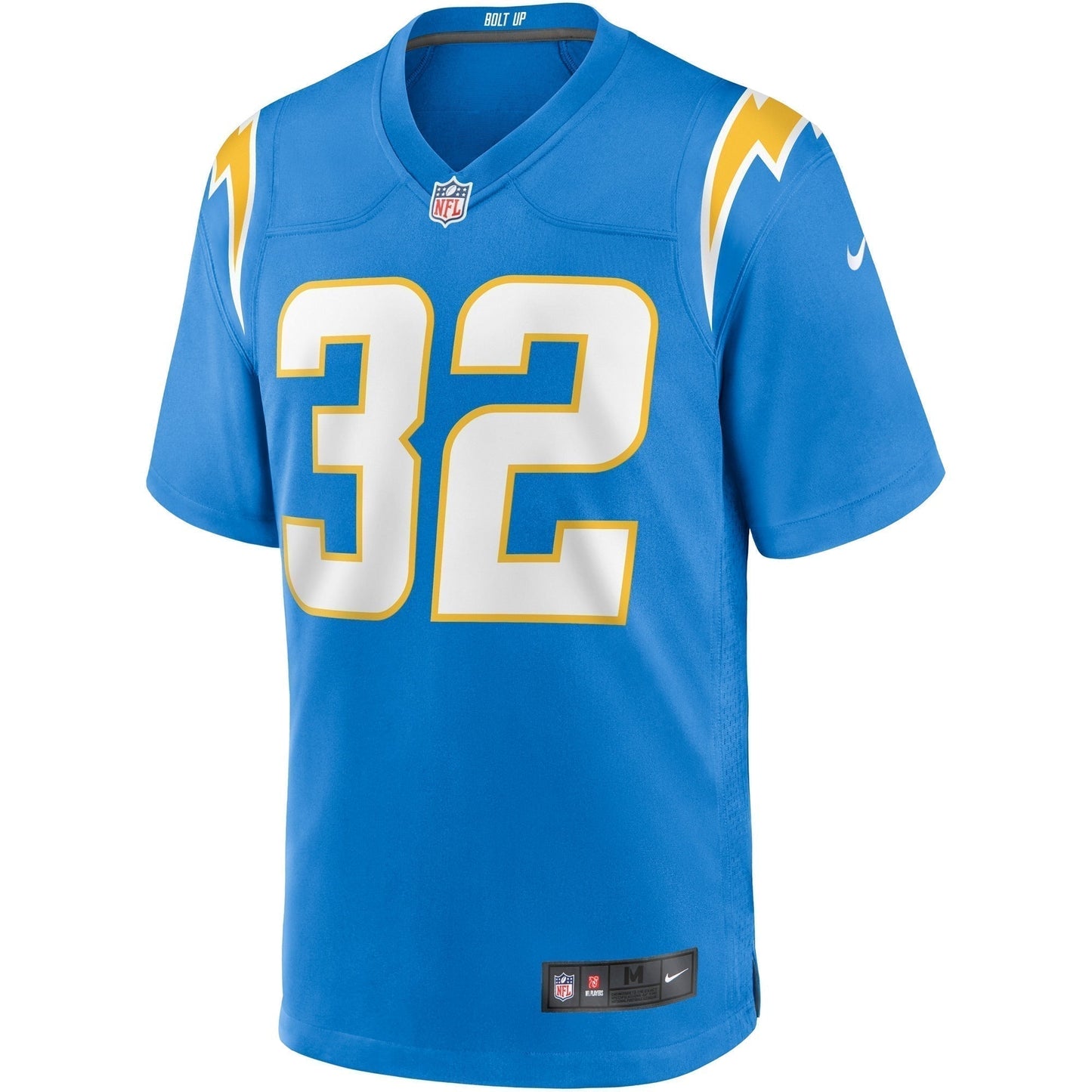 Alohi Gilman Los Angeles Chargers Game Jersey - Powder Blue football jersey product view 2