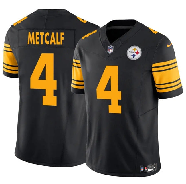 Pittsburgh Steelers DK Metcalf #4 DK Metcalf 2025 Vapor F.U.S.E. Limited Jersey football jersey product view 1