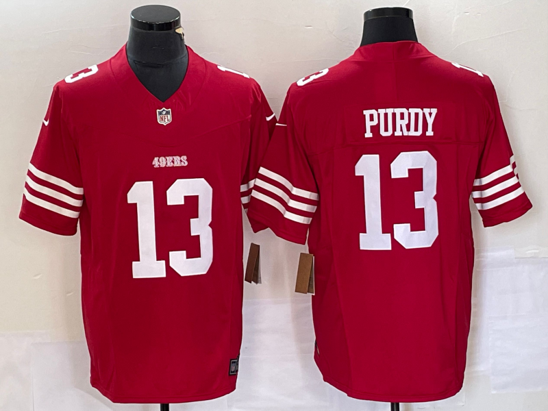 Men's San Francisco 49ers Brock Purdy Scarlet Vapor F.U.S.E. Limited Jersey football jersey product view 1