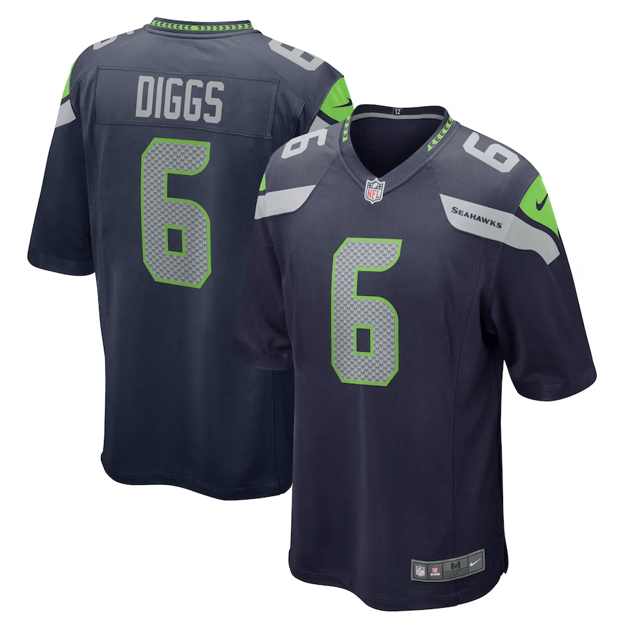 Quandre Diggs Seattle Seahawks Jersey football jersey product view 1