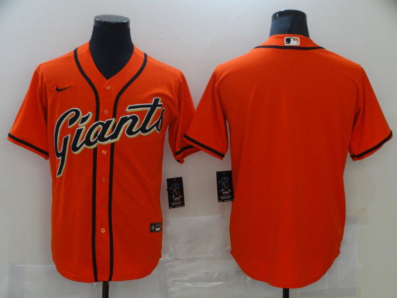 Men's San Francisco Giants Orange Replica Blank Jersey baseball jersey product view 1