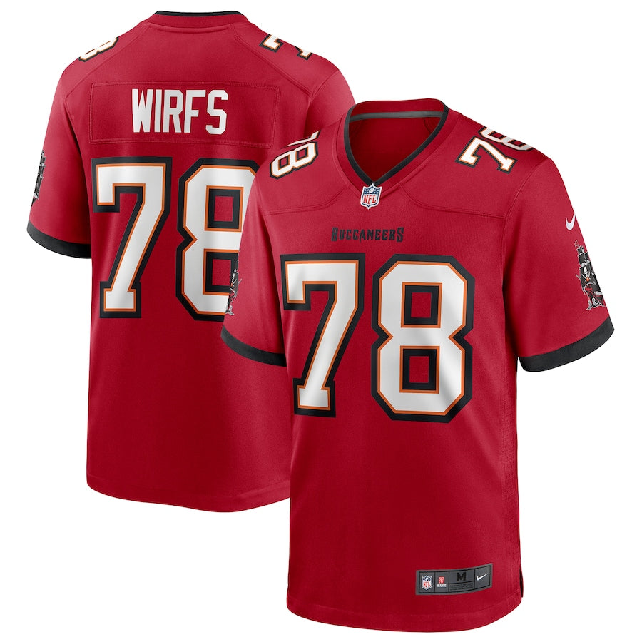 Tristan Wirfs Tampa Bay Buccaneers Jersey football jersey product view 1