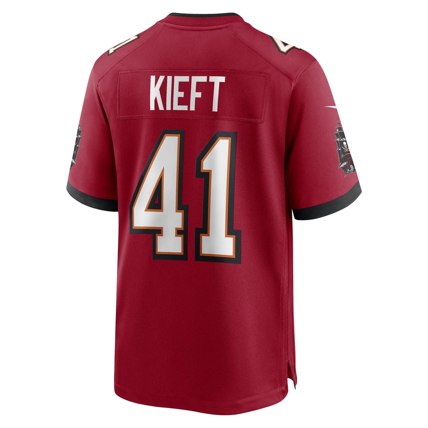 Ko Kieft Tampa Bay Buccaneers Game Jersey - Red football jersey product view 3