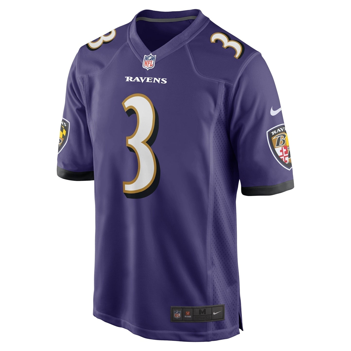Deonte Harty Baltimore Ravens Team Game Jersey - Purple football jersey product view 2