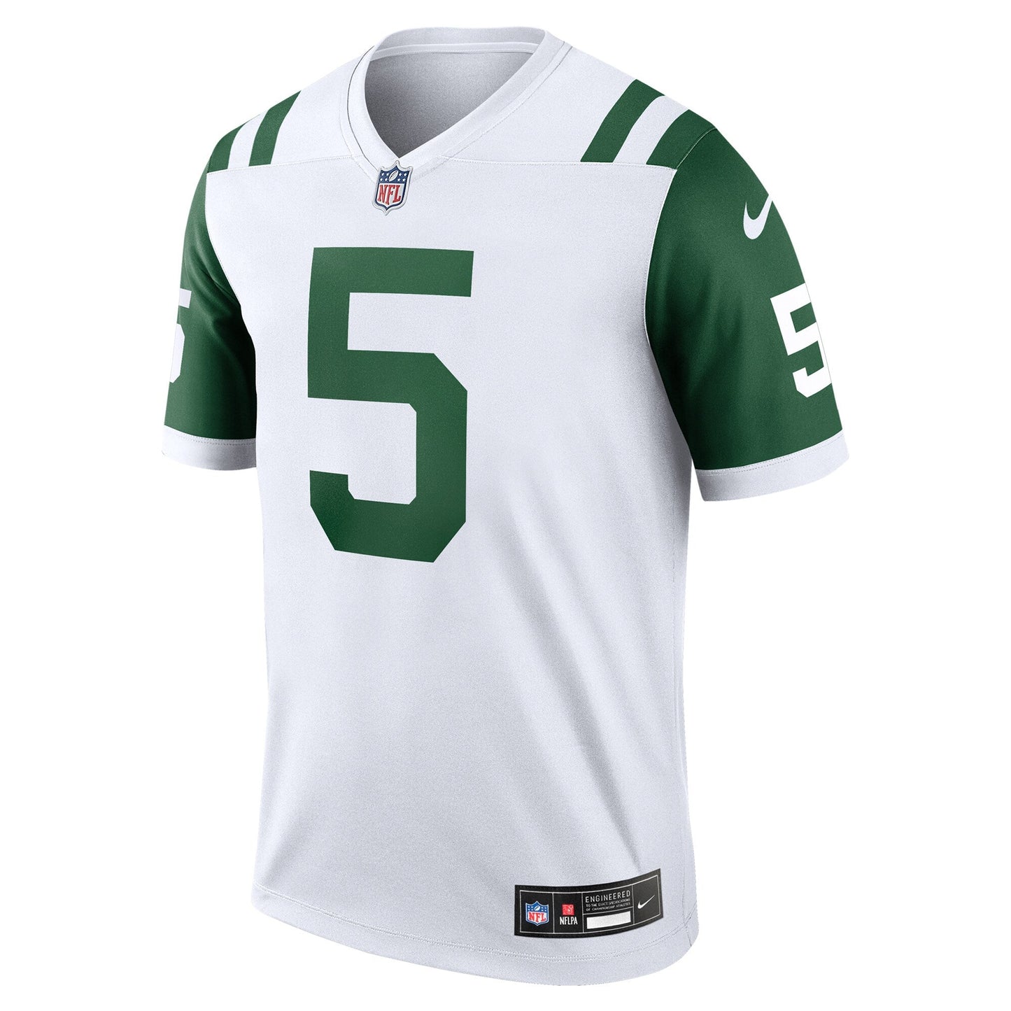 Garrett Wilson New York Jets Classic Alternate Legend Jersey - White football jersey product view 2
