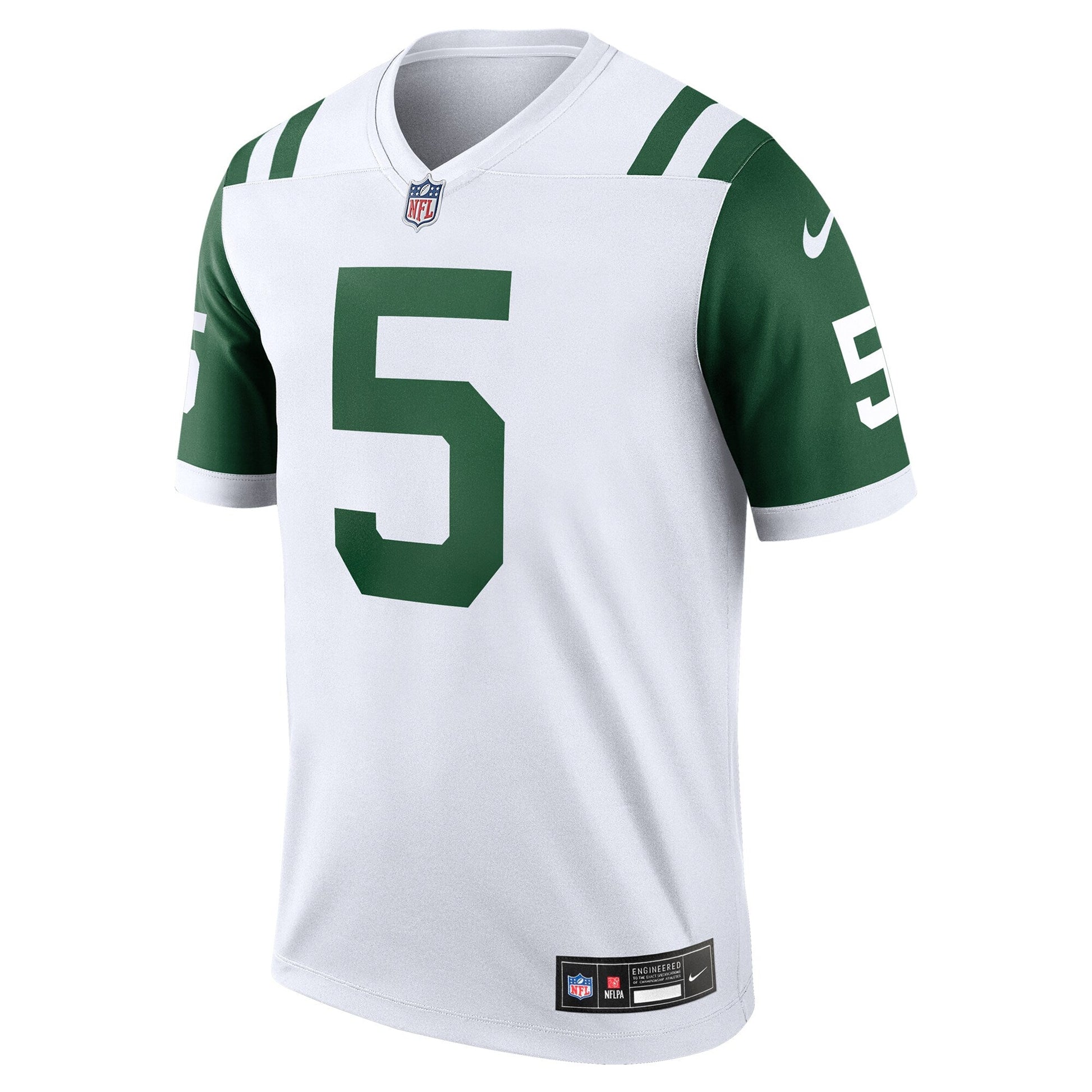 Garrett Wilson New York Jets Classic Alternate Legend Jersey - White football jersey product view 2