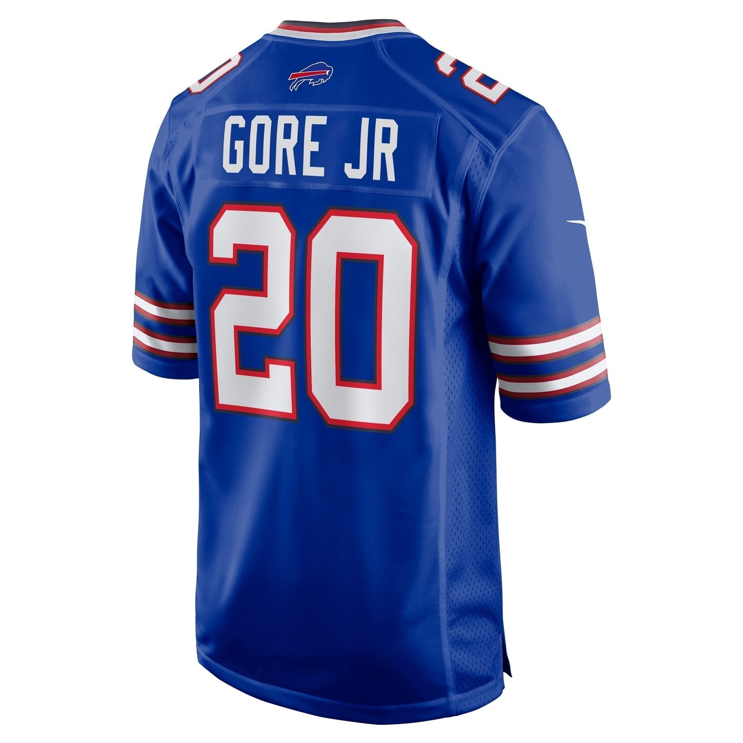 Frank Gore Jr. Buffalo Bills Game Jersey - Royal football jersey product view 3