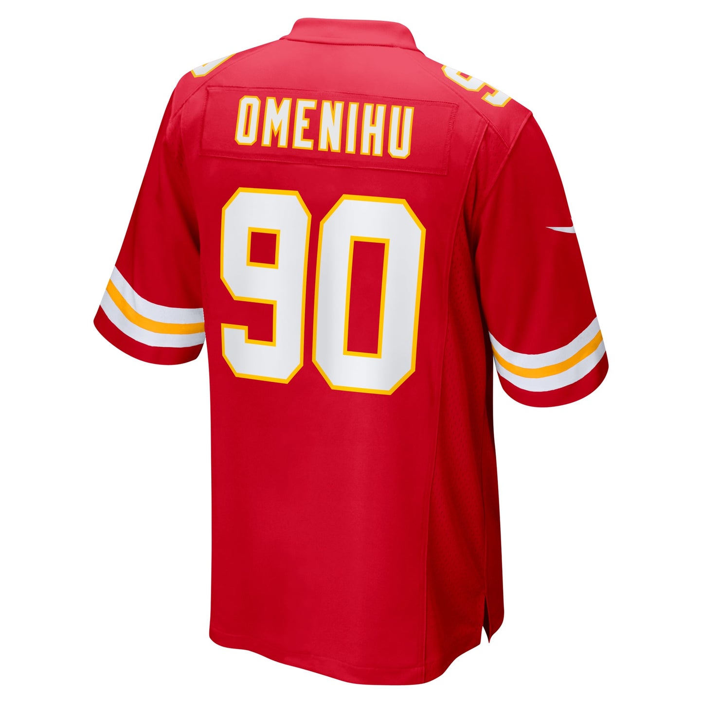 Charles Omenihu Kansas City Chiefs Game Jersey - Red football jersey product view 3