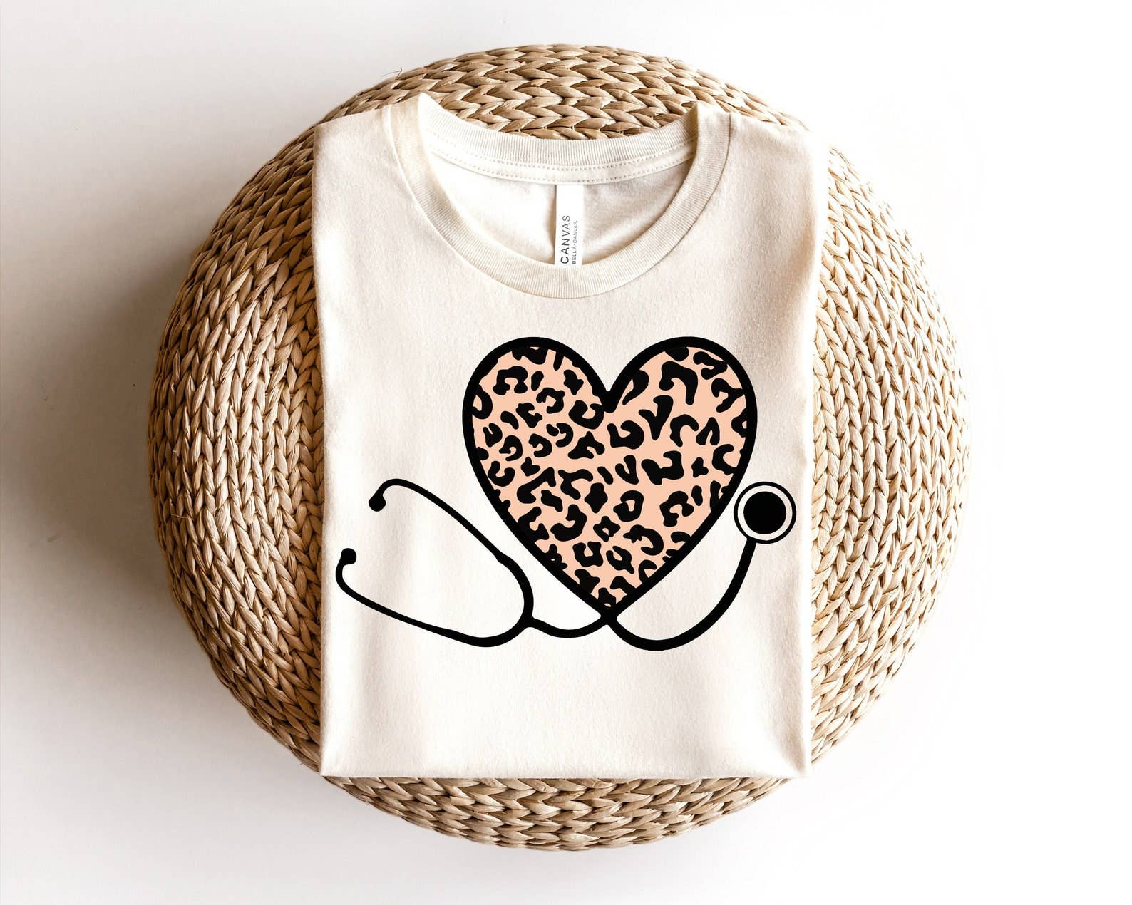 Leopard Stethoscope T-Shirt Unisex T-shirt, Sweatshirt, Hoodie, Long Sleeve Tee - T-Shirt, Sweatshirt, Hoodie