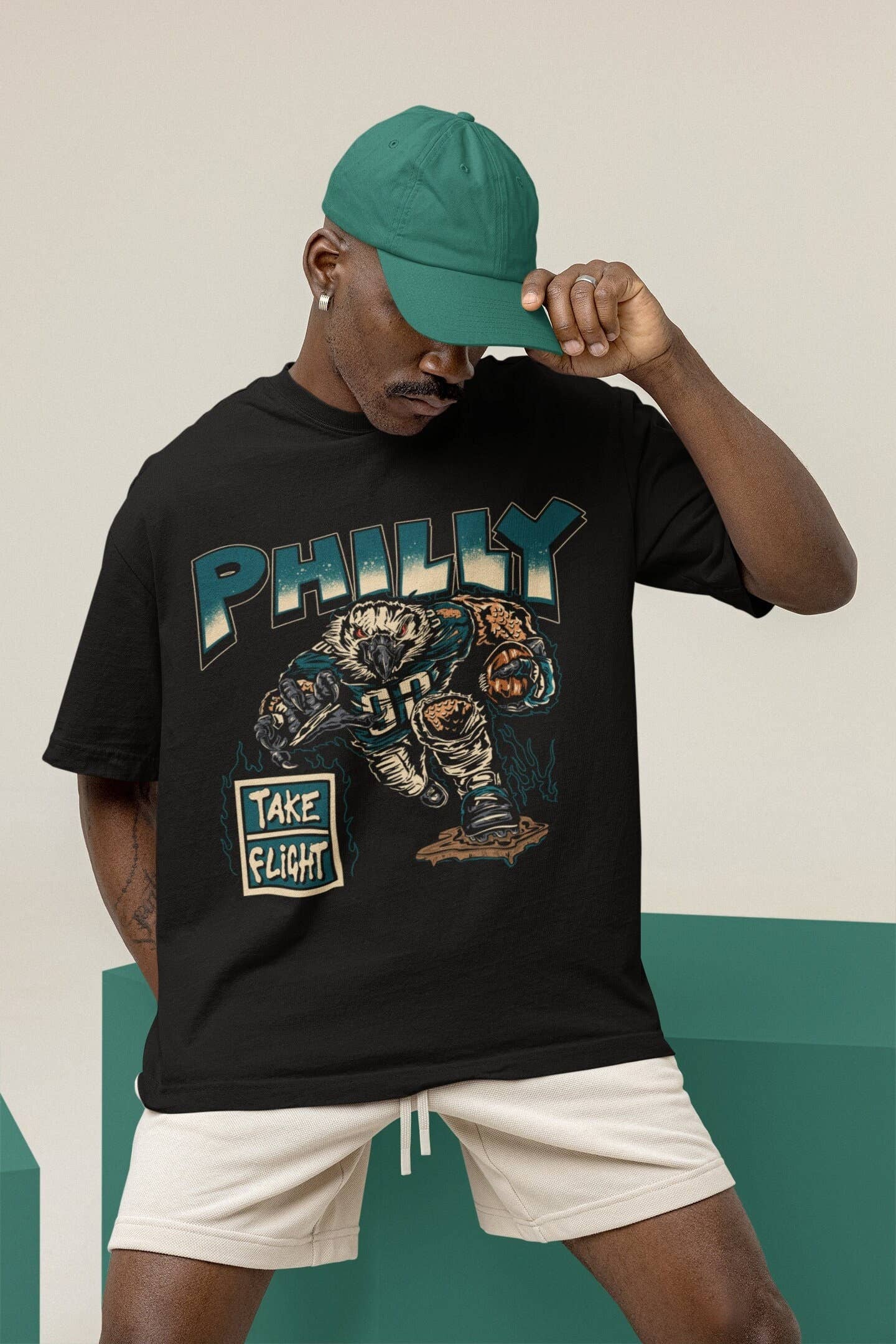 Philadelphia Football Vintage Graphic T-Shirt Unisex T-shirt, Sweatshirt, Hoodie, Long Sleeve Tee - T-Shirt, Sweatshirt, Hoodie