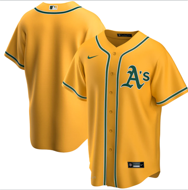 Oakland Athletics Jerseys baseball jersey product view 1
