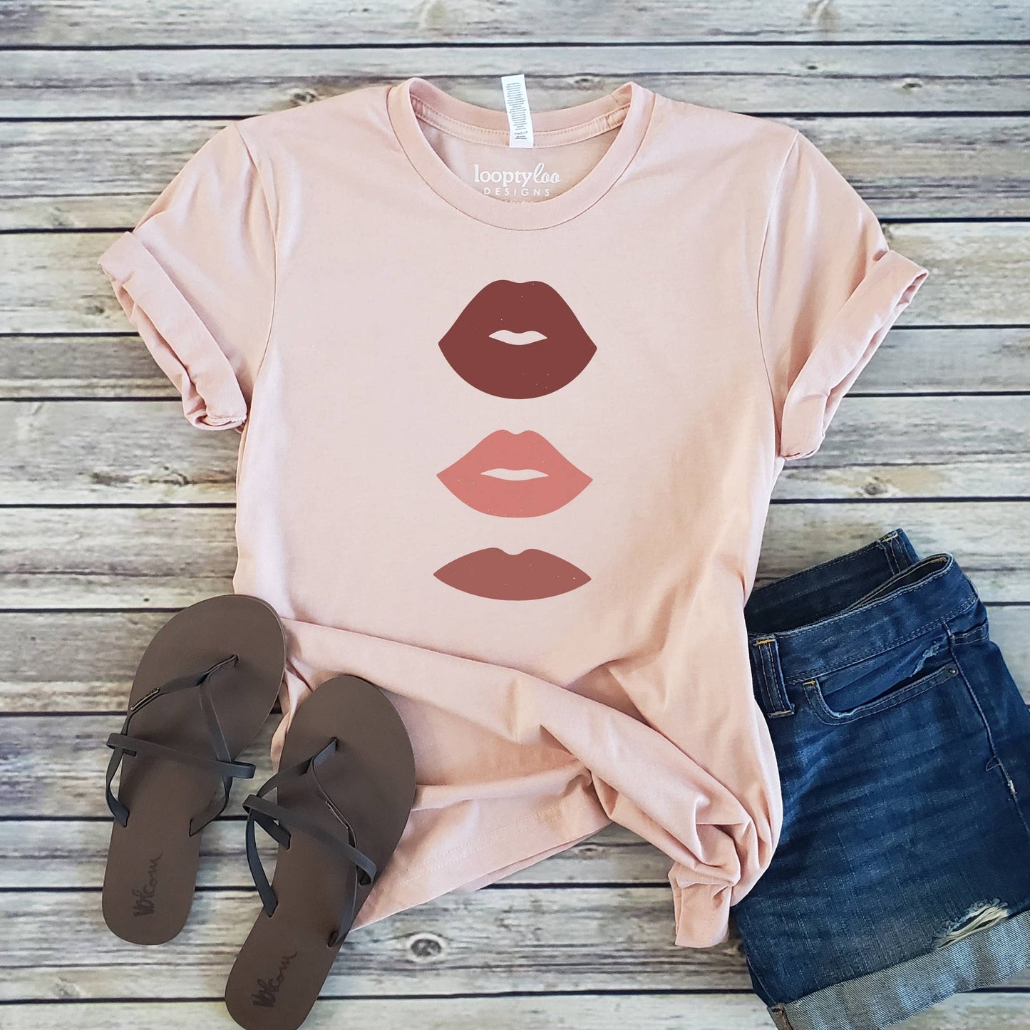 Lips Tee | Valentine's Day | Sizes XS-2XL Unisex T-shirt, Sweatshirt, Hoodie, Long Sleeve Tee - T-Shirt, Sweatshirt, Hoodie