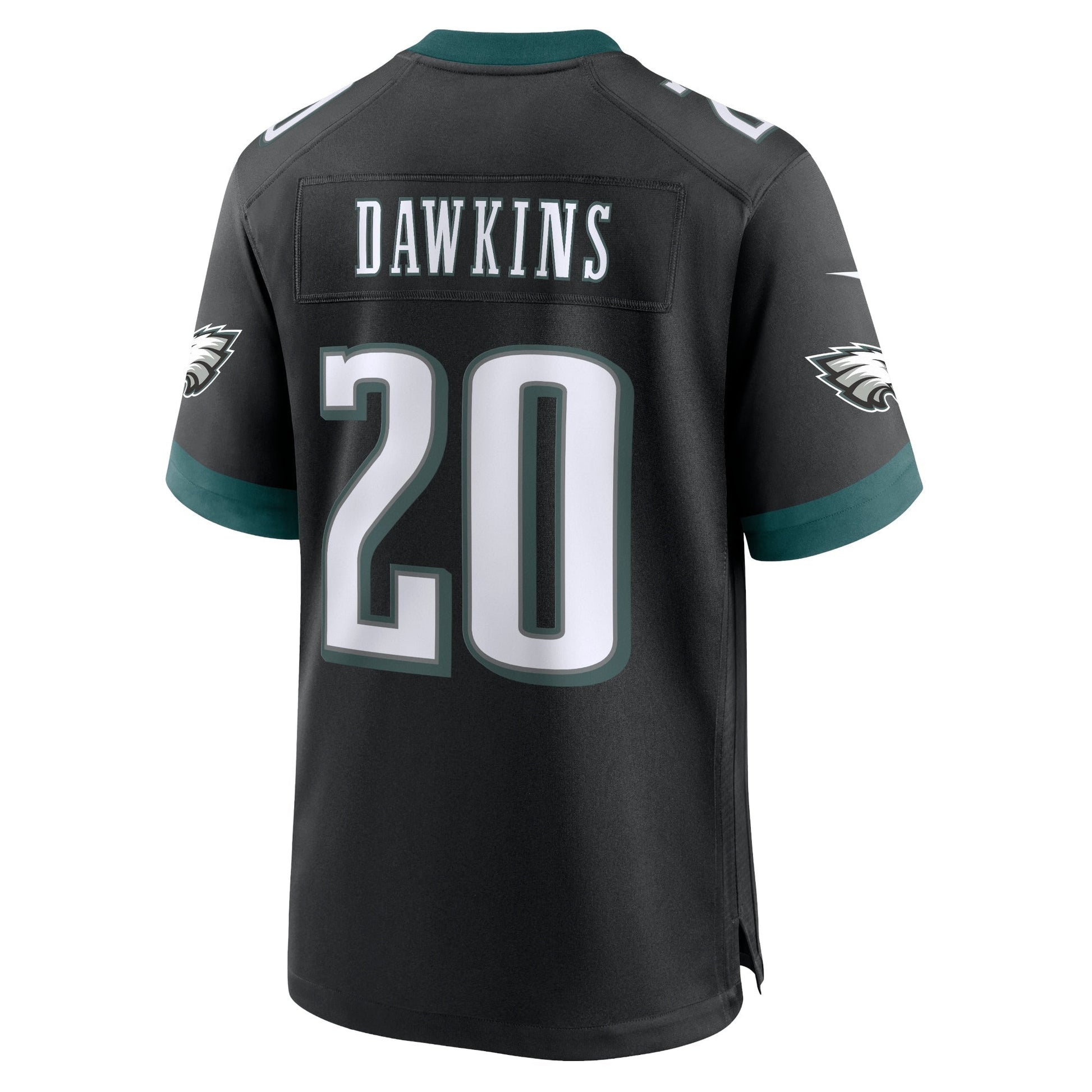 Brian Dawkins Philadelphia Eagles Alternate Game Jersey - Black football jersey product view 3