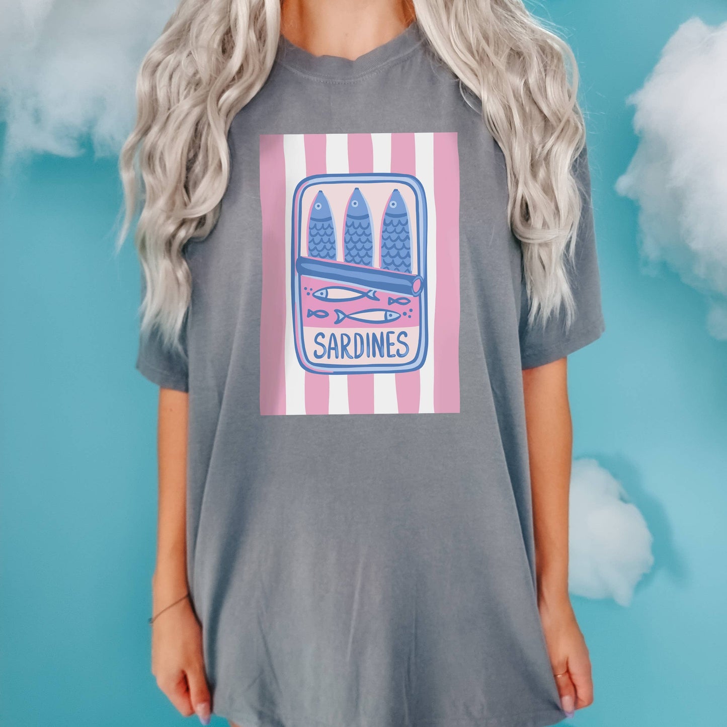 Sardines Tee | Seafood | Fish Unisex T-shirt, Sweatshirt, Hoodie, Long Sleeve Tee - T-Shirt, Sweatshirt, Hoodie
