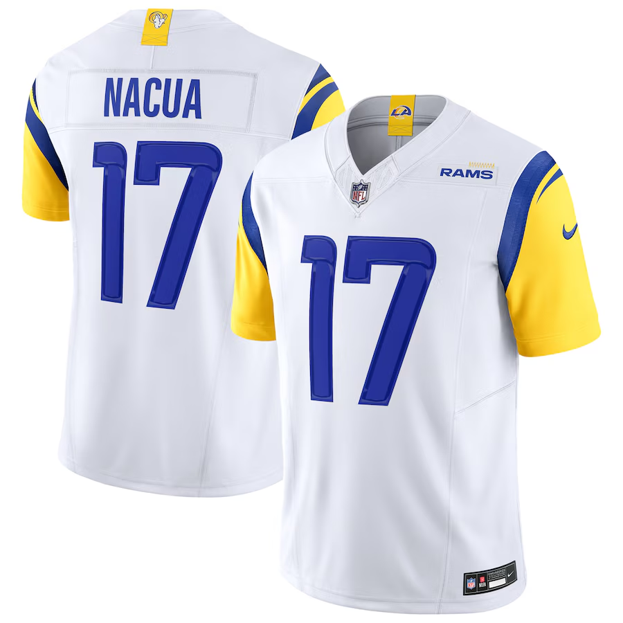 Los Angeles Rams Puka Nacua Royal Vapor F.U.S.E. Limited Jersey football jersey product view 1