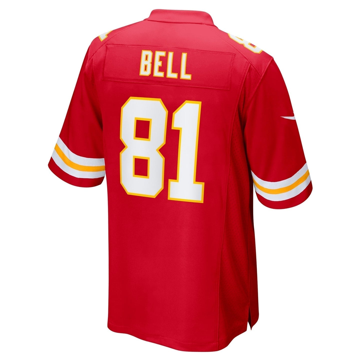 Blake Bell Kansas City Chiefs Game Jersey - Red football jersey product view 3