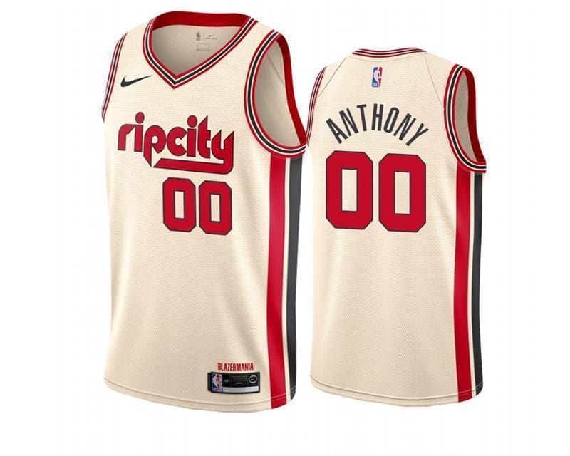 Carmelo Anthony Portland Trailblazers City Edition Jersey basketball jersey product view 1