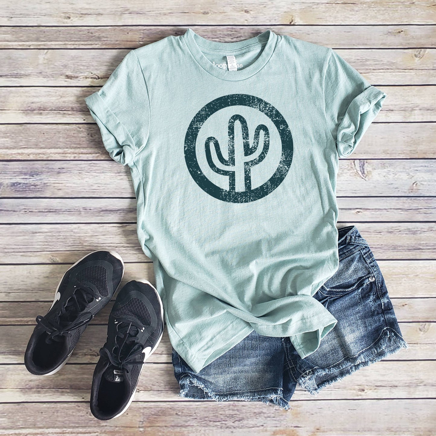 Minimalist Cactus Tee | Outdoor | Sizes XS-2XL Unisex T-shirt, Sweatshirt, Hoodie, Long Sleeve Tee - T-Shirt, Sweatshirt, Hoodie