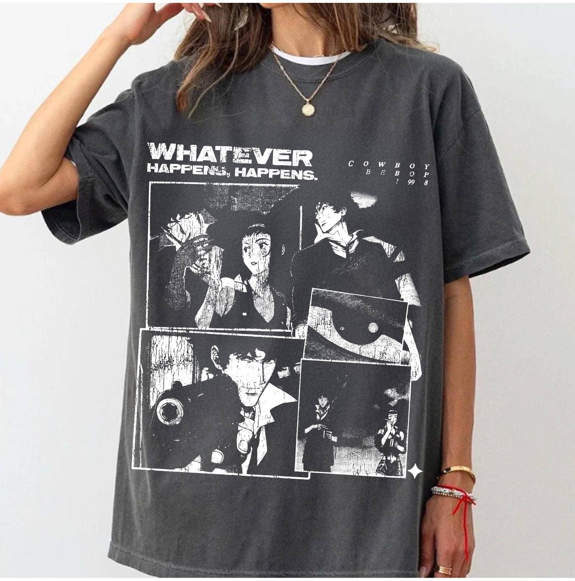 Vintage Cowboy Bebop Anime Graphic Shirt Unisex T-shirt, Sweatshirt, Hoodie, Long Sleeve Tee - T-Shirt, Sweatshirt, Hoodie