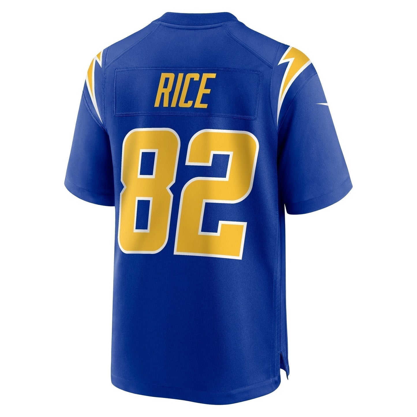Brenden Rice Los Angeles Chargers 2024 NFL active 2nd Alternate Game Jersey - Royal football jersey product view 3