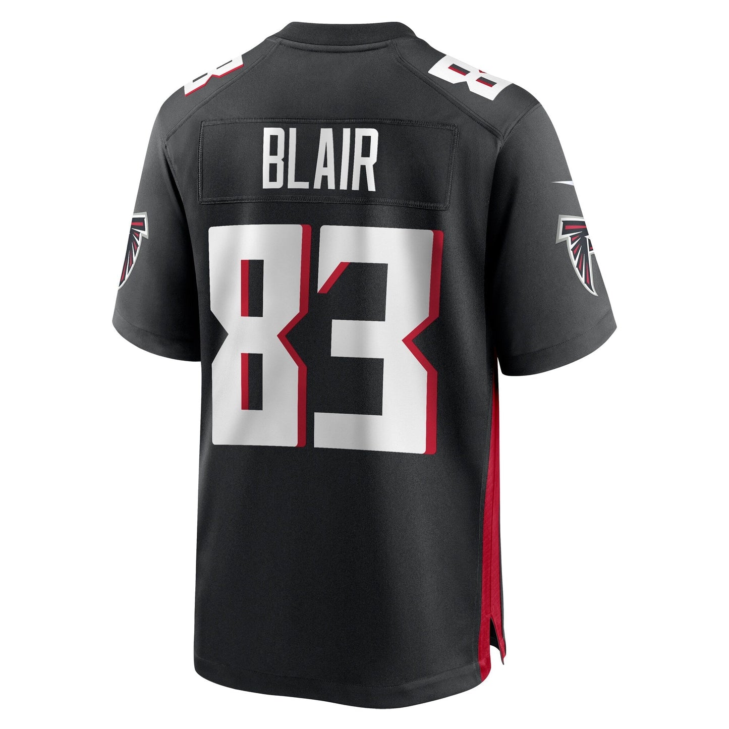 Chris Blair Atlanta Falcons Game Jersey - Black football jersey product view 3