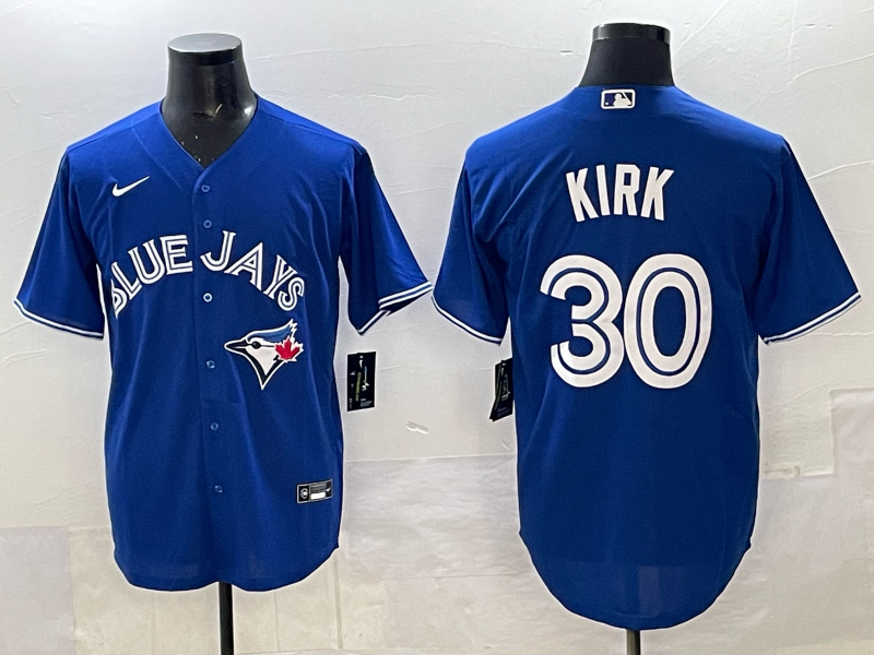 Men's Toronto Blue Jays1 Alejandro Kirk #30 Royal Alternate Player Jersey baseball jersey product view 1