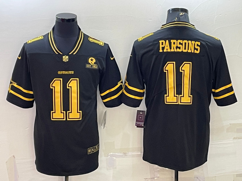 Men's Dallas Cowboys Micah Parsons Black Player Jersey football jersey product view 1