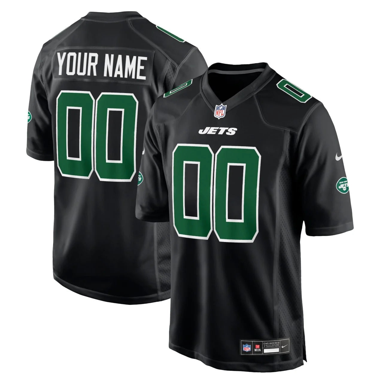 Custom New York Jets Jersey football jersey product view 1