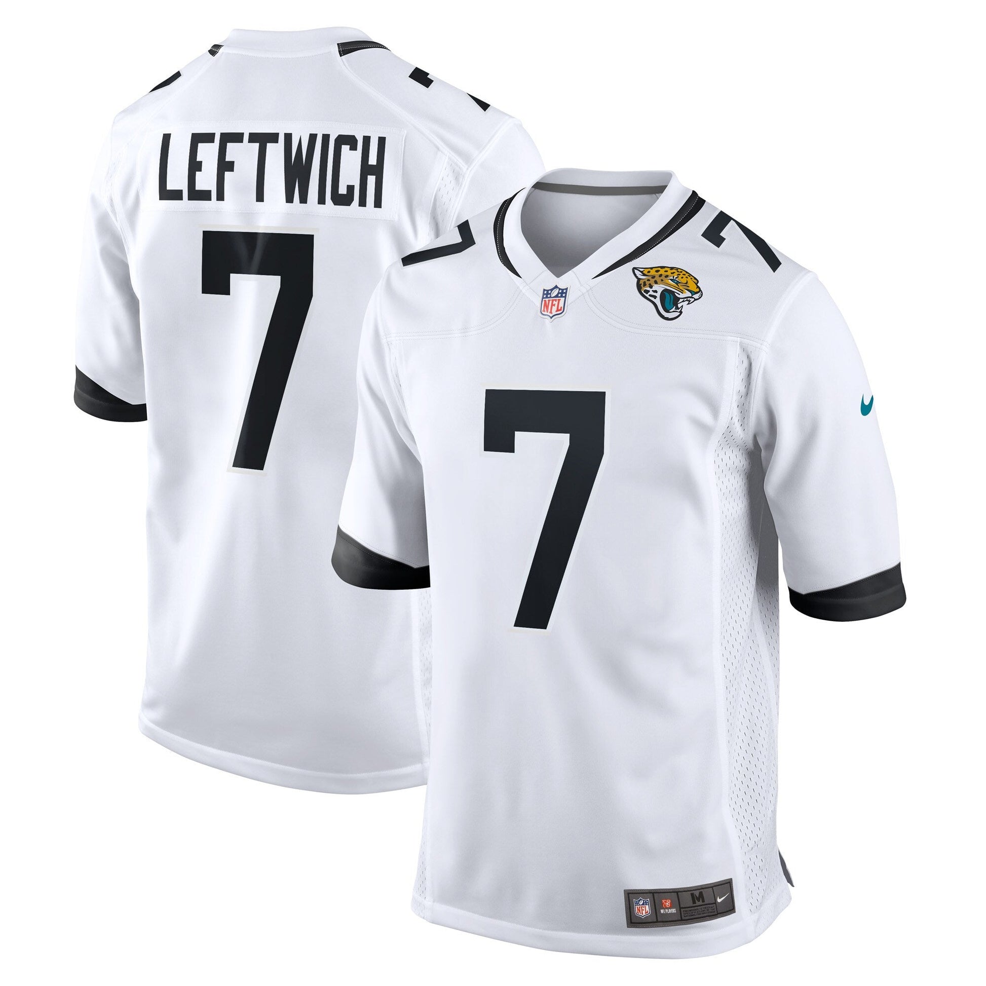 Byron Leftwich Jacksonville Jaguars Retired Game Jersey - White football jersey product view 1