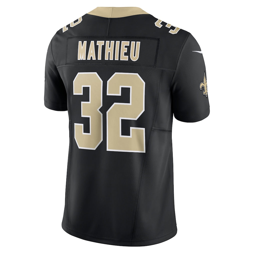 NO.Saints #32 Tyrann Mathieu Black Vapor F.U.S.E. Limited Jersey football jersey product view 1