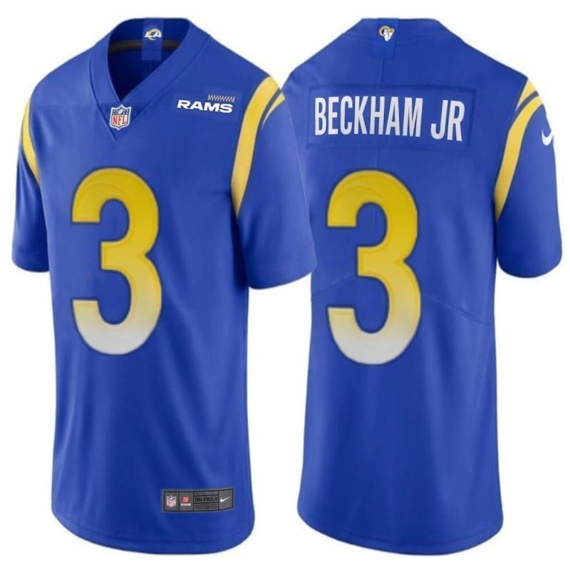 Odell Beckham Jr. Los Angeles Rams Jersey football jersey product view 1