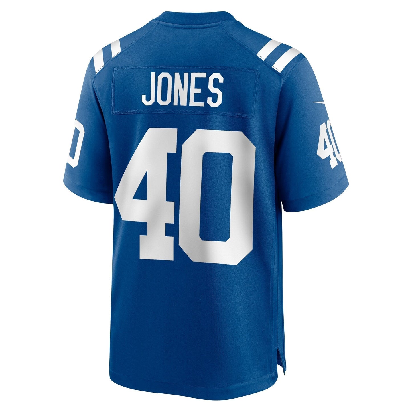 Jaylon Jones Indianapolis Colts Team Game Jersey - Royal football jersey product view 3