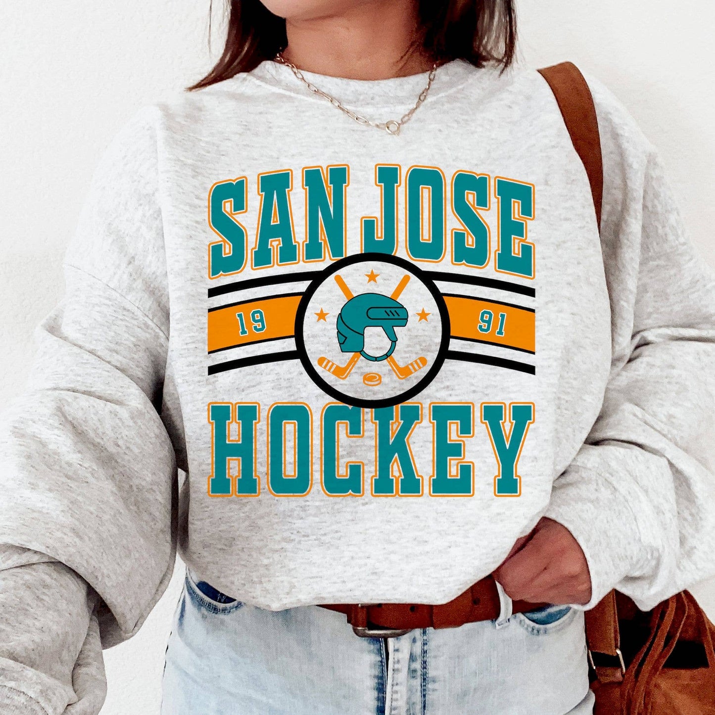 Retro San Jose Sharks Hockey Fan Sweatshirt - Vintage Design Unisex T-shirt, Sweatshirt, Hoodie, Long Sleeve Tee - T-Shirt, Sweatshirt, Hoodie