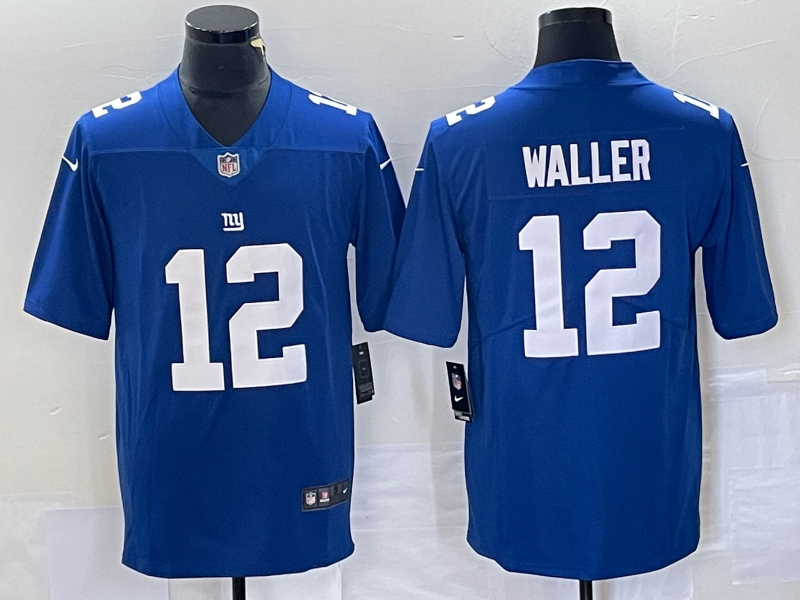 Men's New York Giants Darren Waller Royal Alternate Game Jersey football jersey product view 1