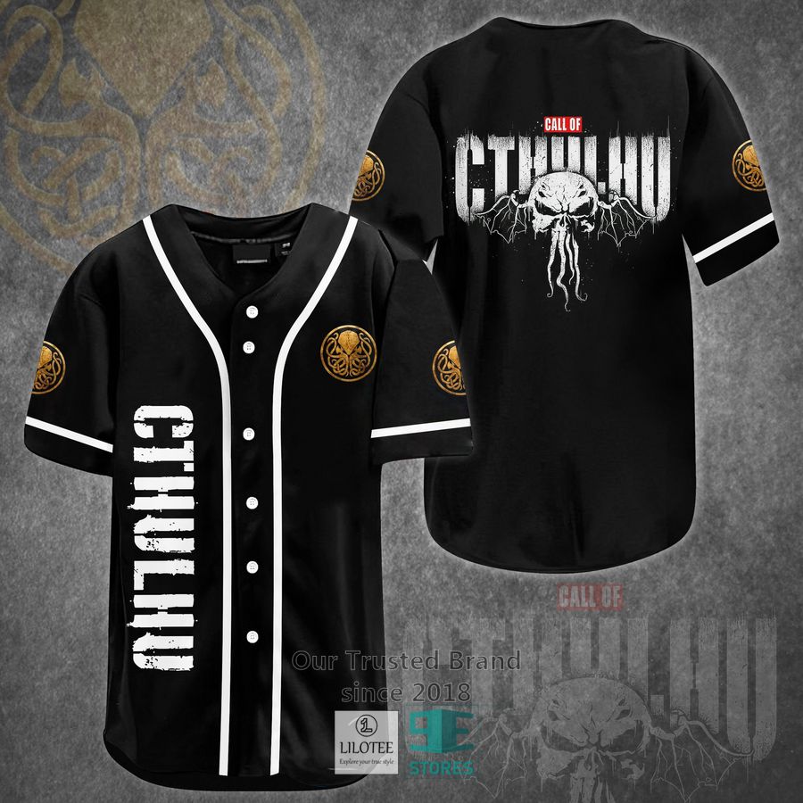 Call of Cthulhu Horror Movie Baseball Jersey Unisex T-shirt, Sweatshirt, Hoodie, Long Sleeve Tee - T-Shirt, Sweatshirt, Hoodie