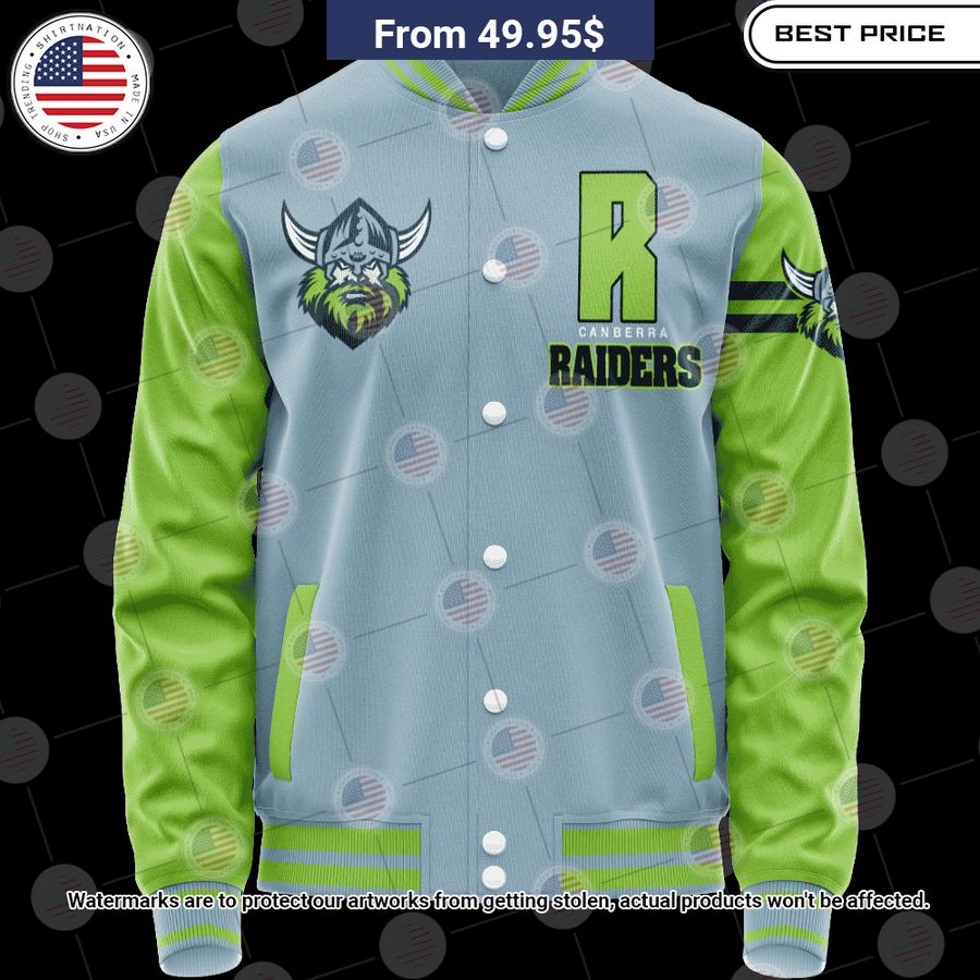 BEST Canberra Raiders Vintage Logo Custom Baseball Jacket Unisex T-shirt, Sweatshirt, Hoodie, Long Sleeve Tee - T-Shirt, Sweatshirt, Hoodie
