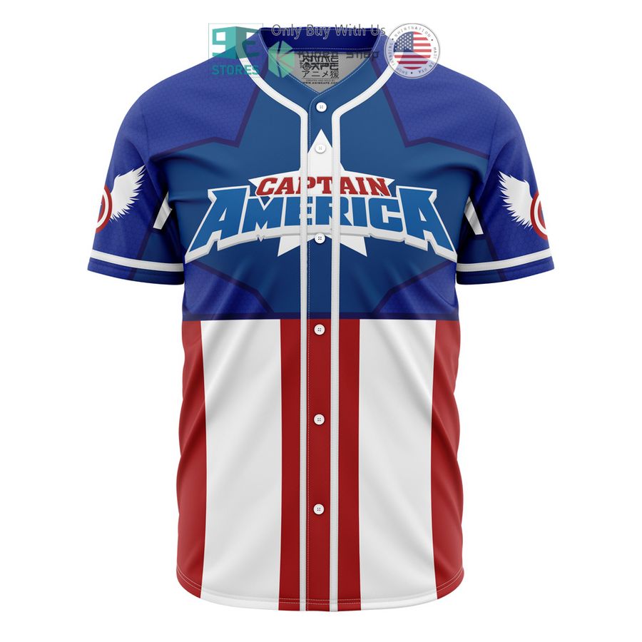 BEST Captain America Baseball Jersey Unisex T-shirt, Sweatshirt, Hoodie, Long Sleeve Tee - T-Shirt, Sweatshirt, Hoodie