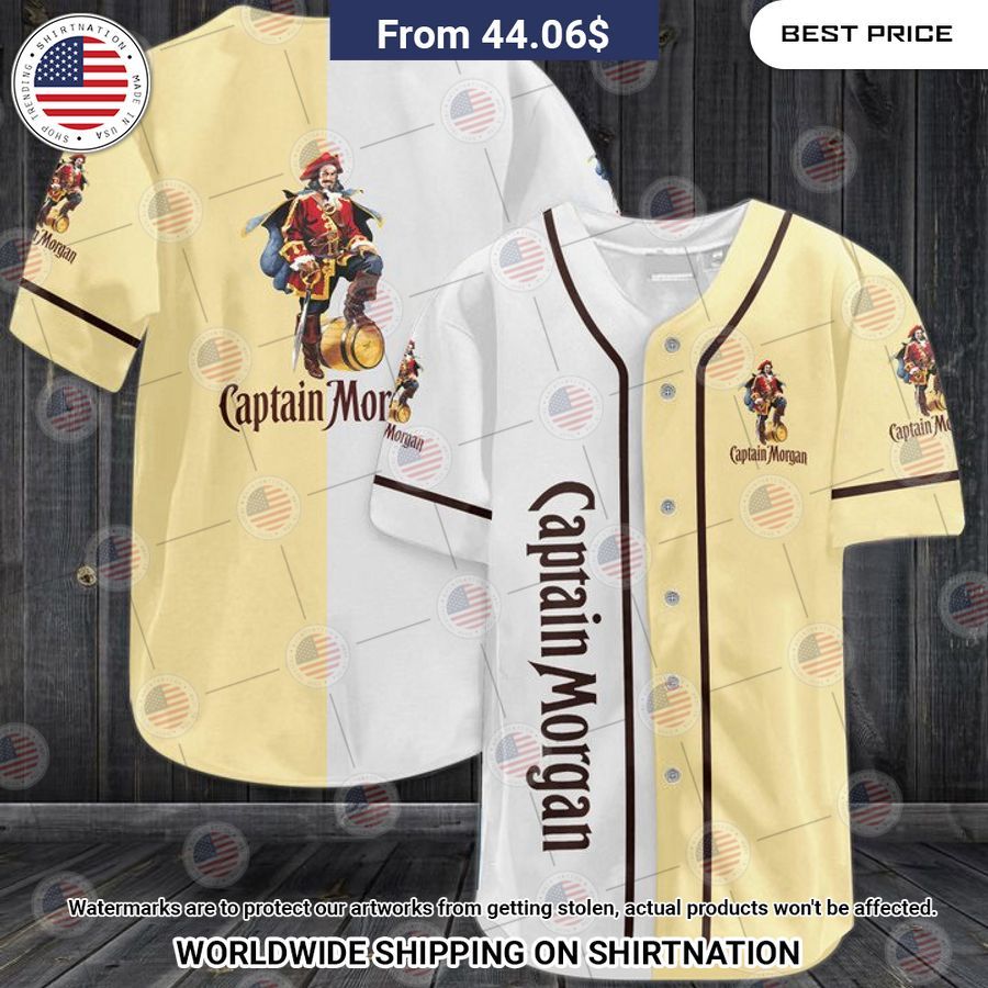 Captain Morgan Baseball Shirt Unisex T-shirt, Sweatshirt, Hoodie, Long Sleeve Tee - T-Shirt, Sweatshirt, Hoodie