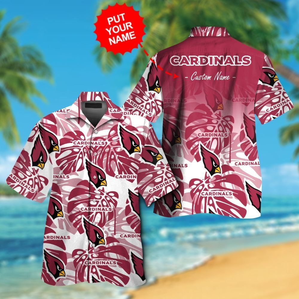 Cardinals Arizona Short Sleeve Hawaiian Tropical Shirt Exclusive Design Unisex T-shirt, Sweatshirt, Hoodie, Long Sleeve Tee - T-Shirt, Sweatshirt, Hoodie