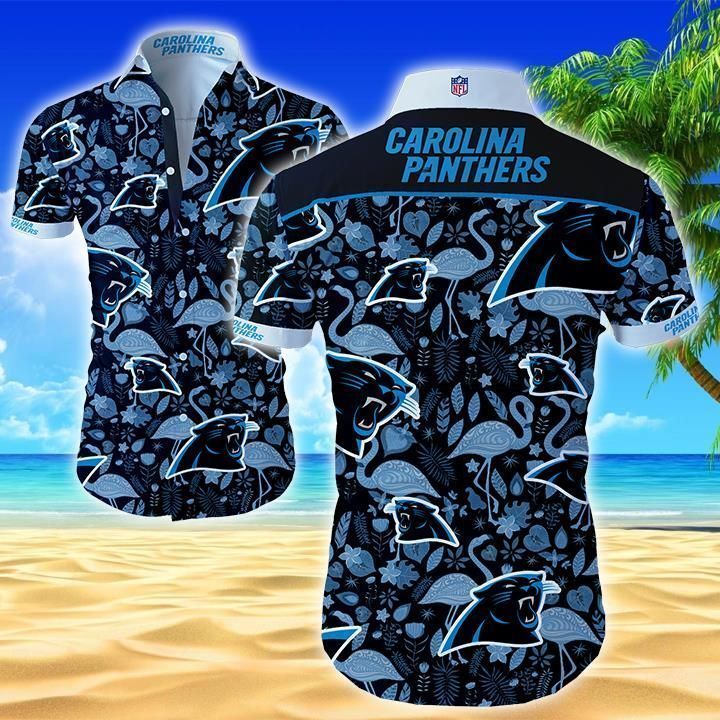Carolina Panthers Bringing BeacVibes on a Hawaiian Shirt Unisex T-shirt, Sweatshirt, Hoodie, Long Sleeve Tee - T-Shirt, Sweatshirt, Hoodie