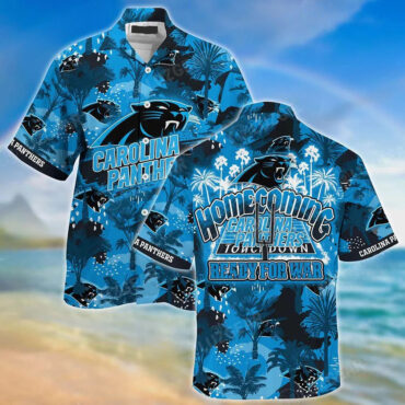Carolina Panthers Island Breeze Victory Hawaiian Shirt Unisex T-shirt, Sweatshirt, Hoodie, Long Sleeve Tee - T-Shirt, Sweatshirt, Hoodie