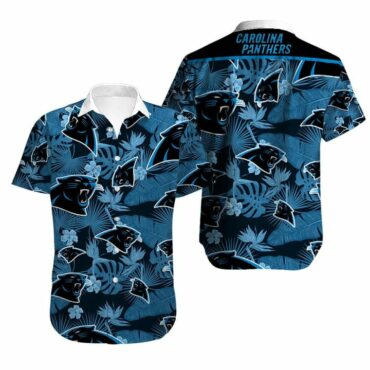 Carolina Panthers Ocean Breeze Hawaiian Shirt Unisex T-shirt, Sweatshirt, Hoodie, Long Sleeve Tee - T-Shirt, Sweatshirt, Hoodie