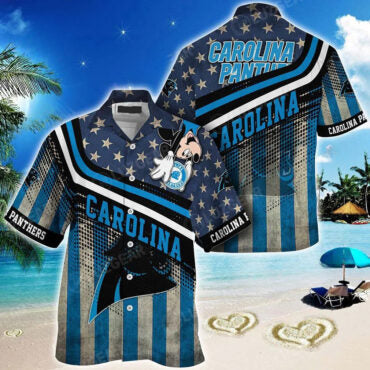 Carolina Panthers Panther Pride Aloha Shirt Unisex T-shirt, Sweatshirt, Hoodie, Long Sleeve Tee - T-Shirt, Sweatshirt, Hoodie