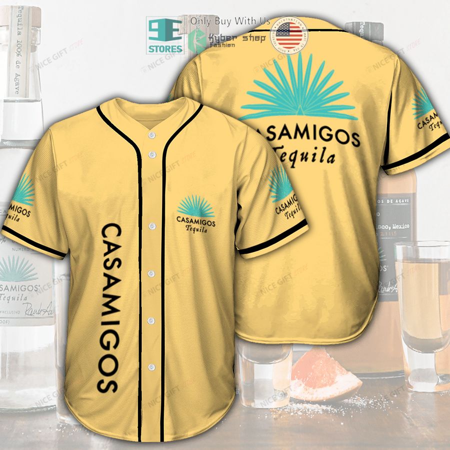 BEST Casamigos logo Baseball Jersey Unisex T-shirt, Sweatshirt, Hoodie, Long Sleeve Tee - T-Shirt, Sweatshirt, Hoodie