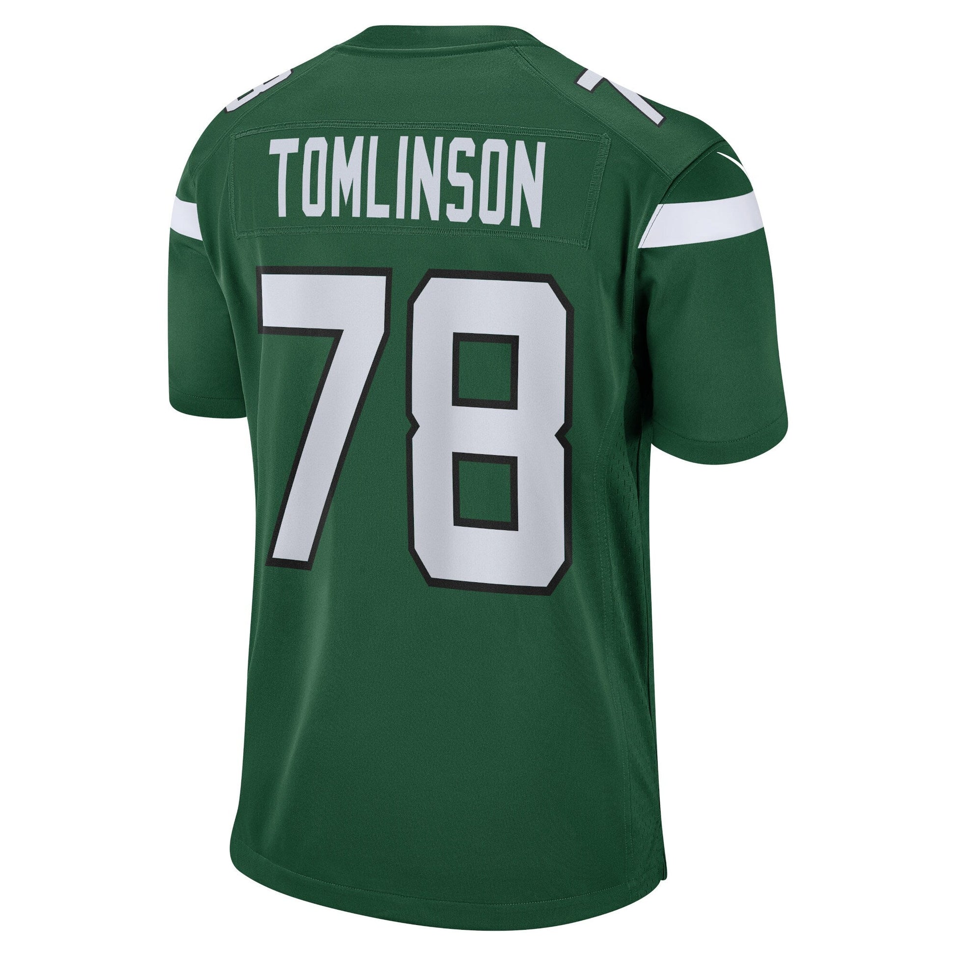 Laken Tomlinson New York Jets Game Jersey - Gotham Green football jersey product view 3